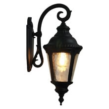 Black Merrin Aluminium Outdoor Wall Light